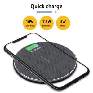 15W Wireless Charger for iPhone & Samsung - Fast Charging Pad