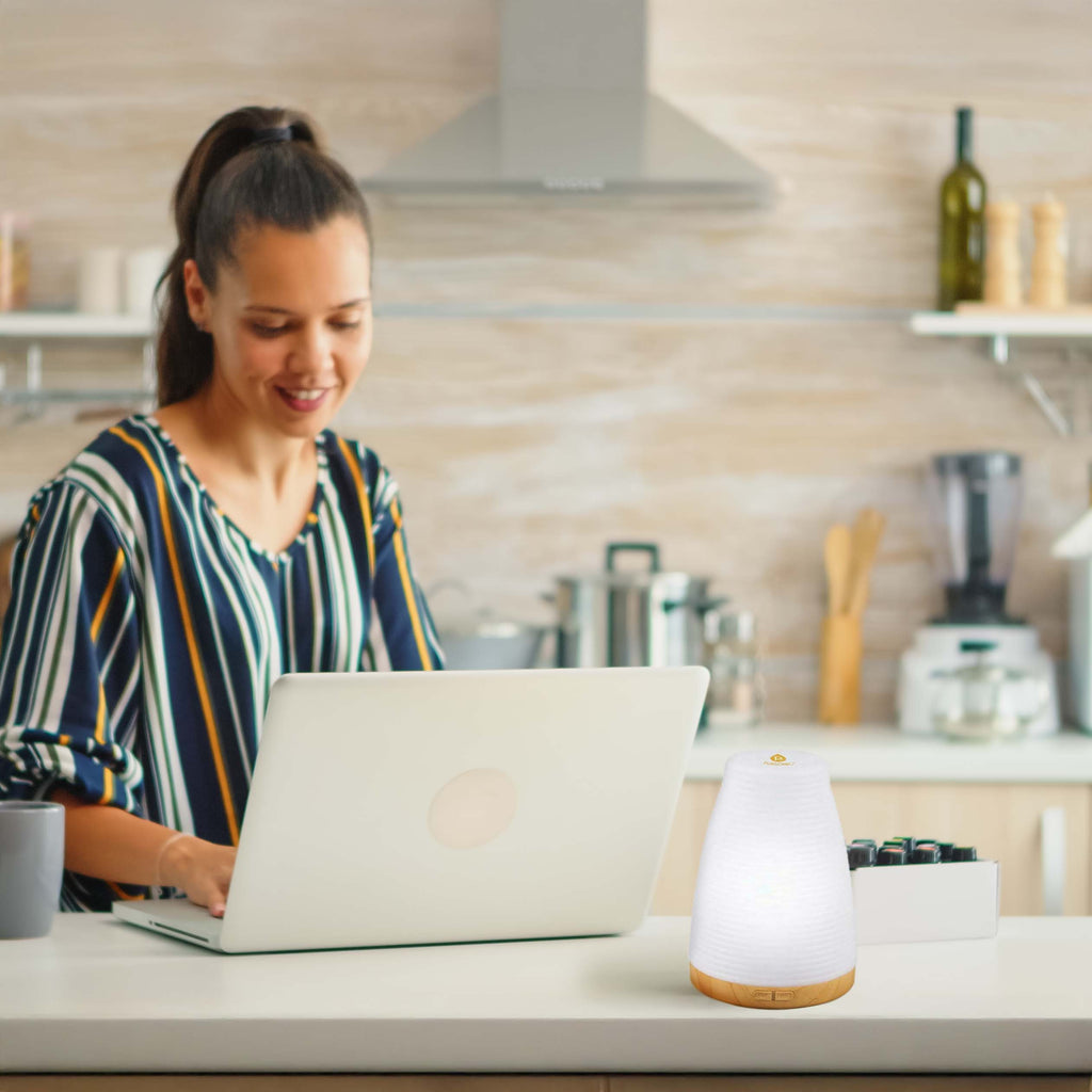 Portable Essential Oil Diffuser - USB Aroma Humidifier for Home & Travel